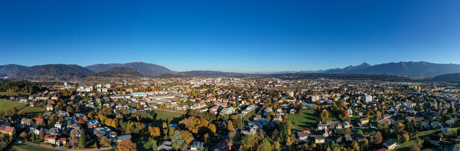 Villach - Panorama Herbst 2021